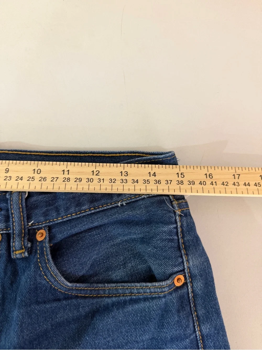 Levi’s 501 Original Fit Jeans Men’s W32 L34 Blue Denim Button Fly Straight Leg
